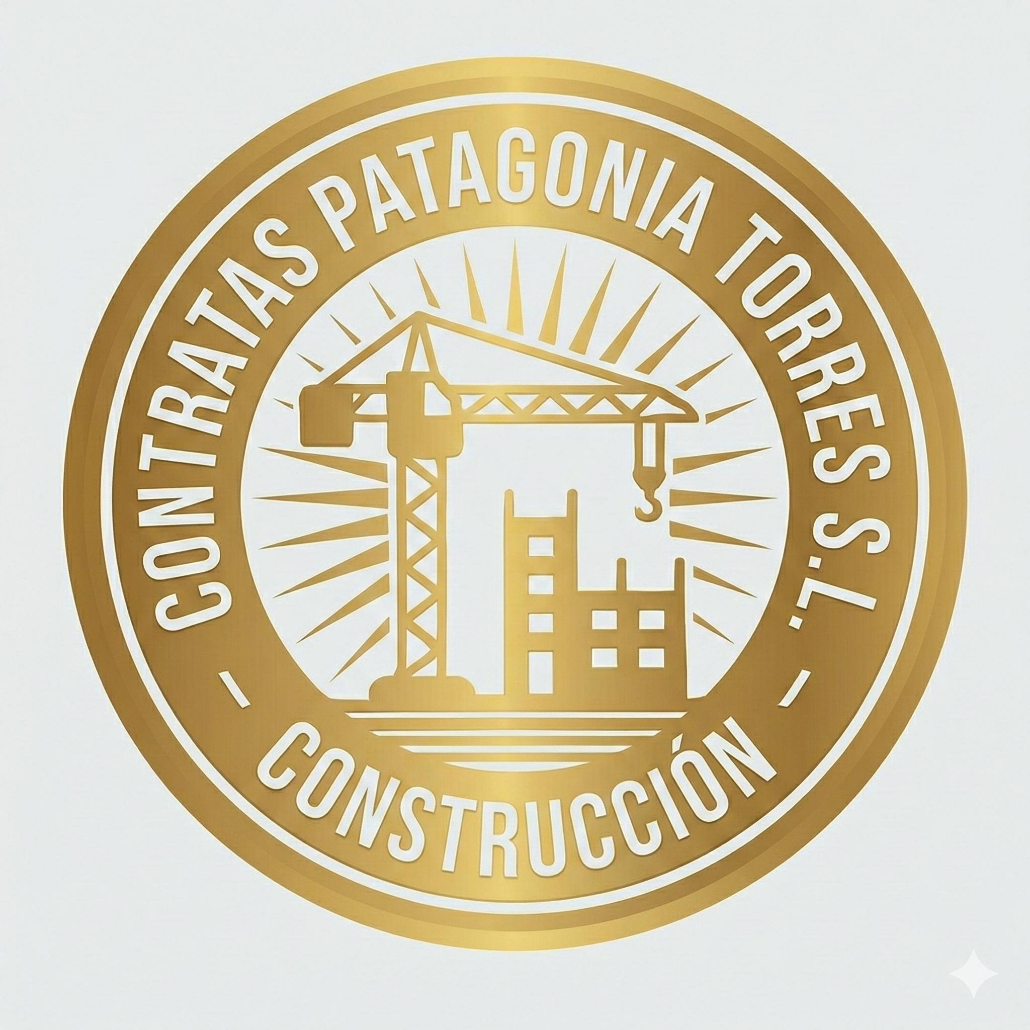 Logo Patagonia Torres Dorado